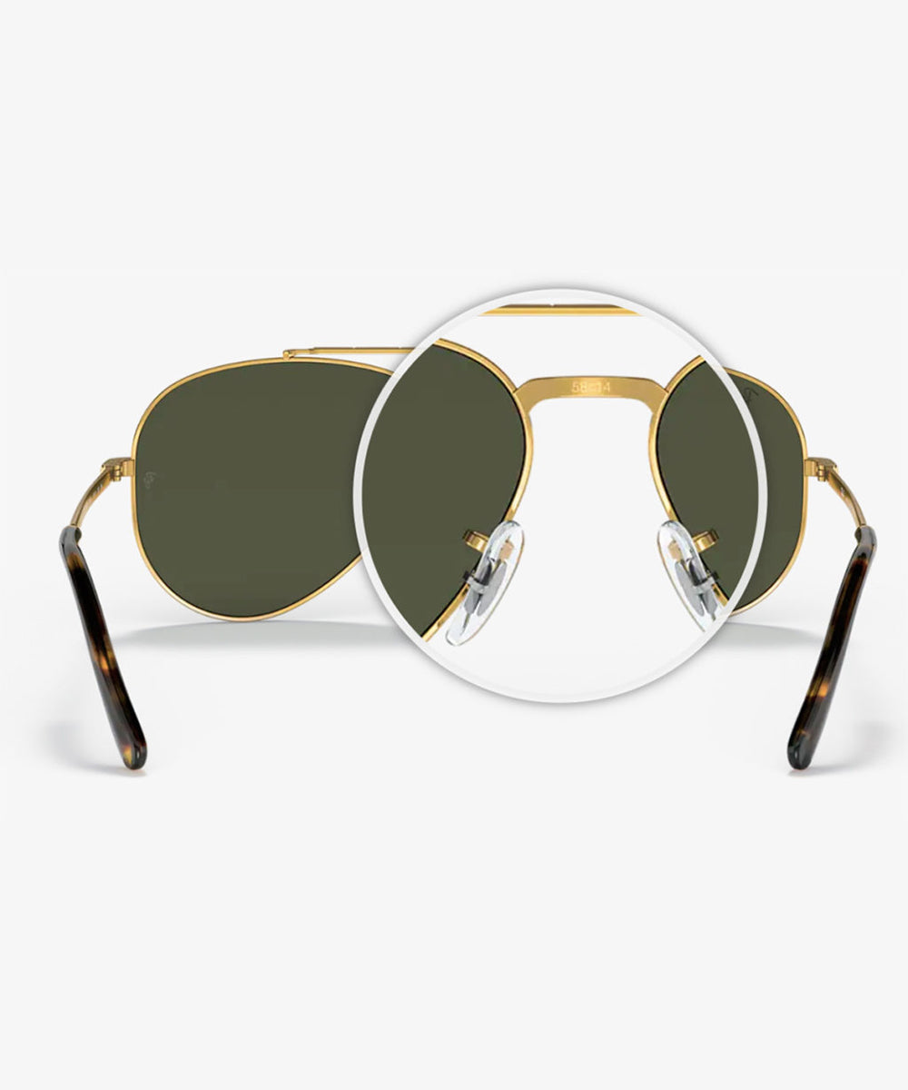 Ray-Ban original: grabado en el sobrepuente